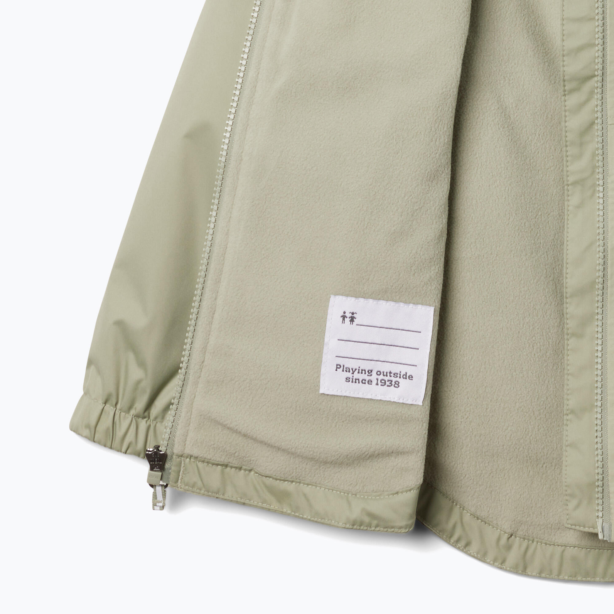 Kurtka przeciwdeszczowa dziecięca Columbia Rainy Trails II Fleece 3/4
