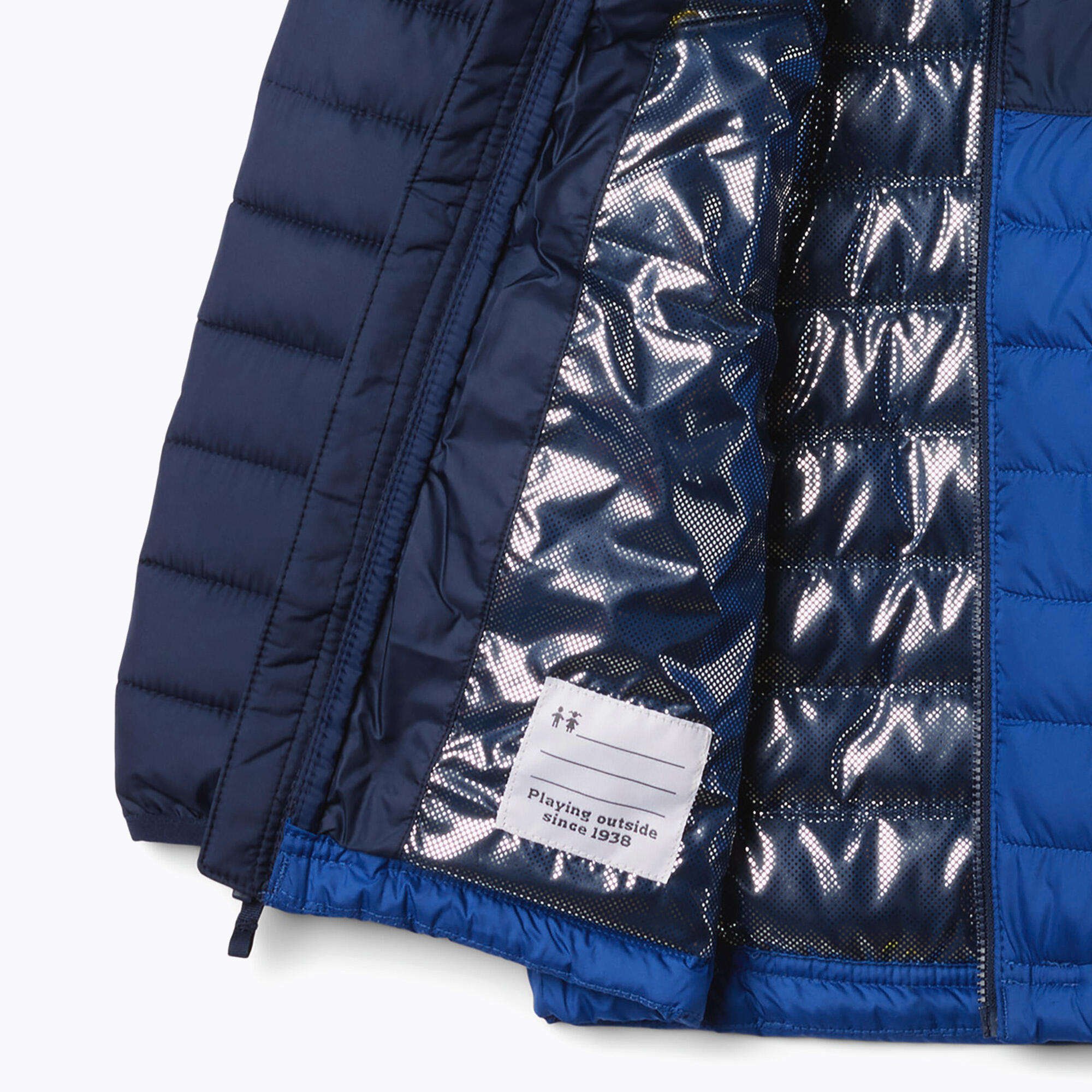 Giacca imbottita per bambini Columbia Powder Lite II con cappuccio 3/4