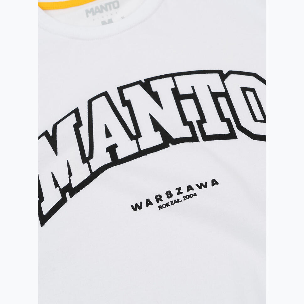 Koszulka sportowa MANTO Warszawa oversize z krótkim rękawem