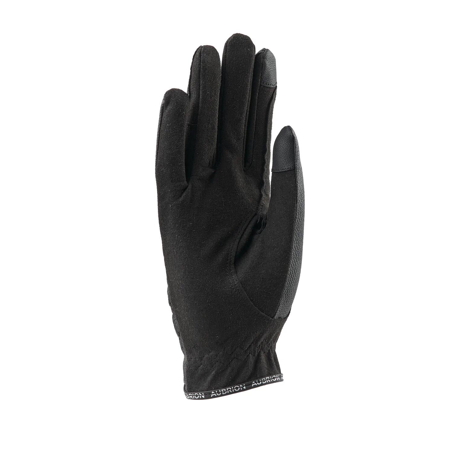 Unisex Adult Aachen Riding Gloves (Black) 2/3