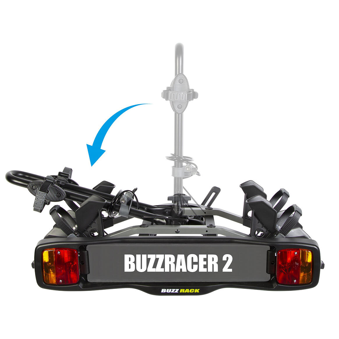 Buzzracer 2 Nosič kol na tažné zařízení – platforma pro 2 kola 6/7