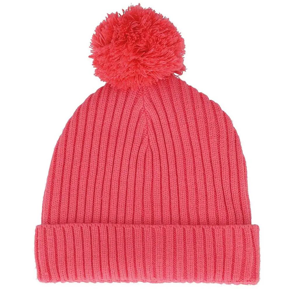 Heatkeeper - Baby Muts - Ribbed + Pompon - Roze 2/3