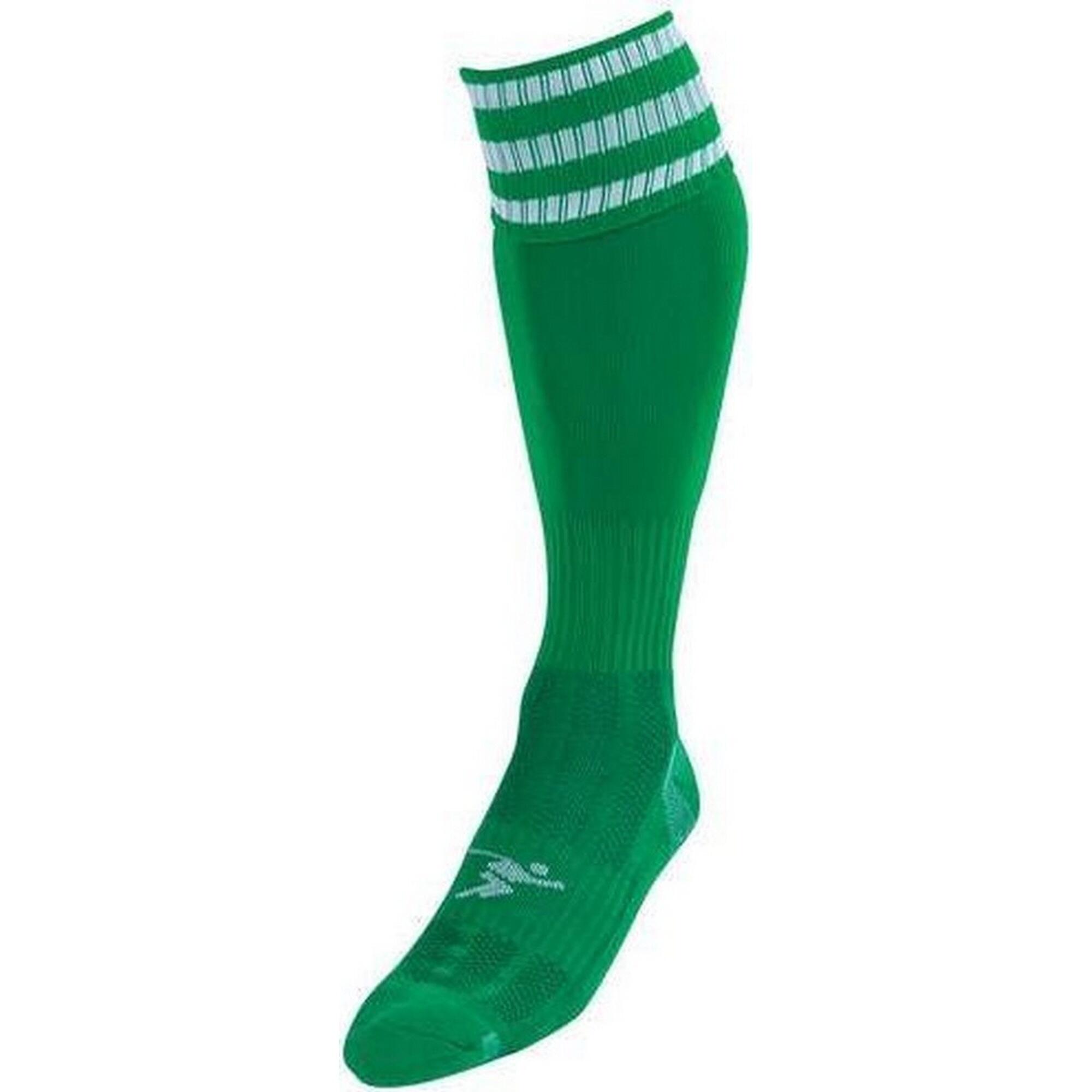PRECISION Unisex Adult Pro Football Socks (Green/White)