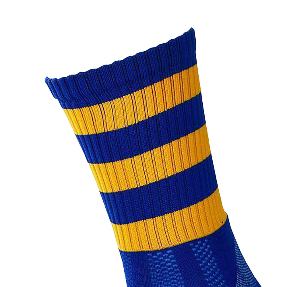 Unisex Adult Pro Hooped Football Socks (Royal Blue/Amber Glow) 2/2