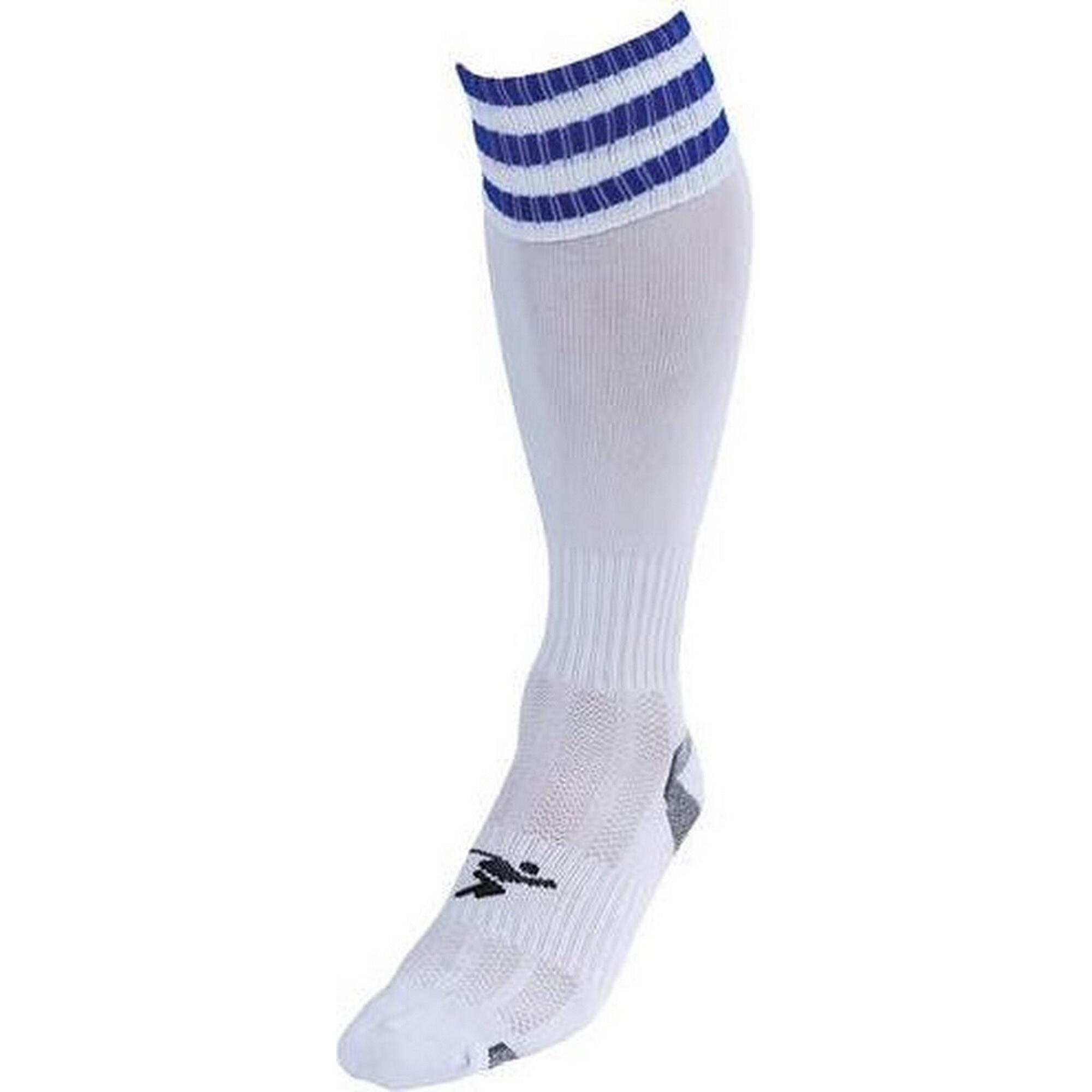 PRECISION Unisex Adult Pro Football Socks (White/Royal Blue)