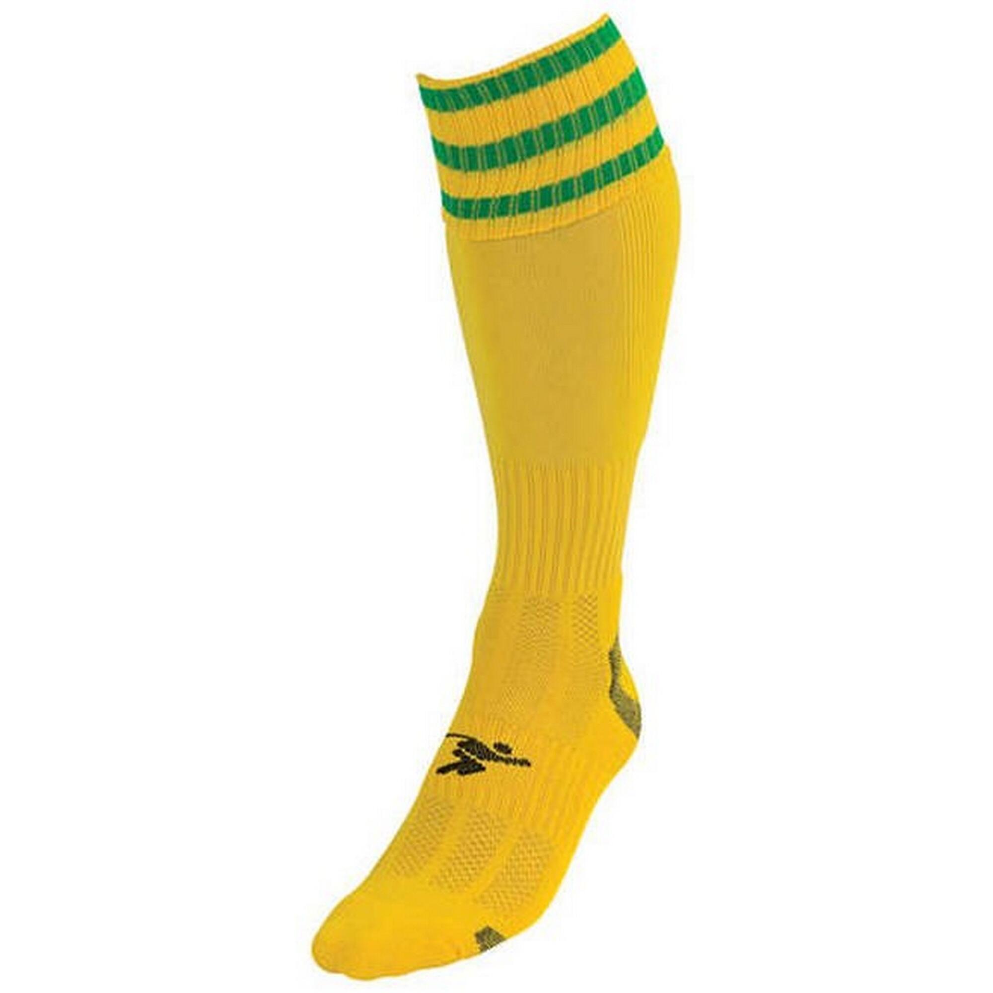 PRECISION Unisex Adult Pro Football Socks (Yellow/Green)