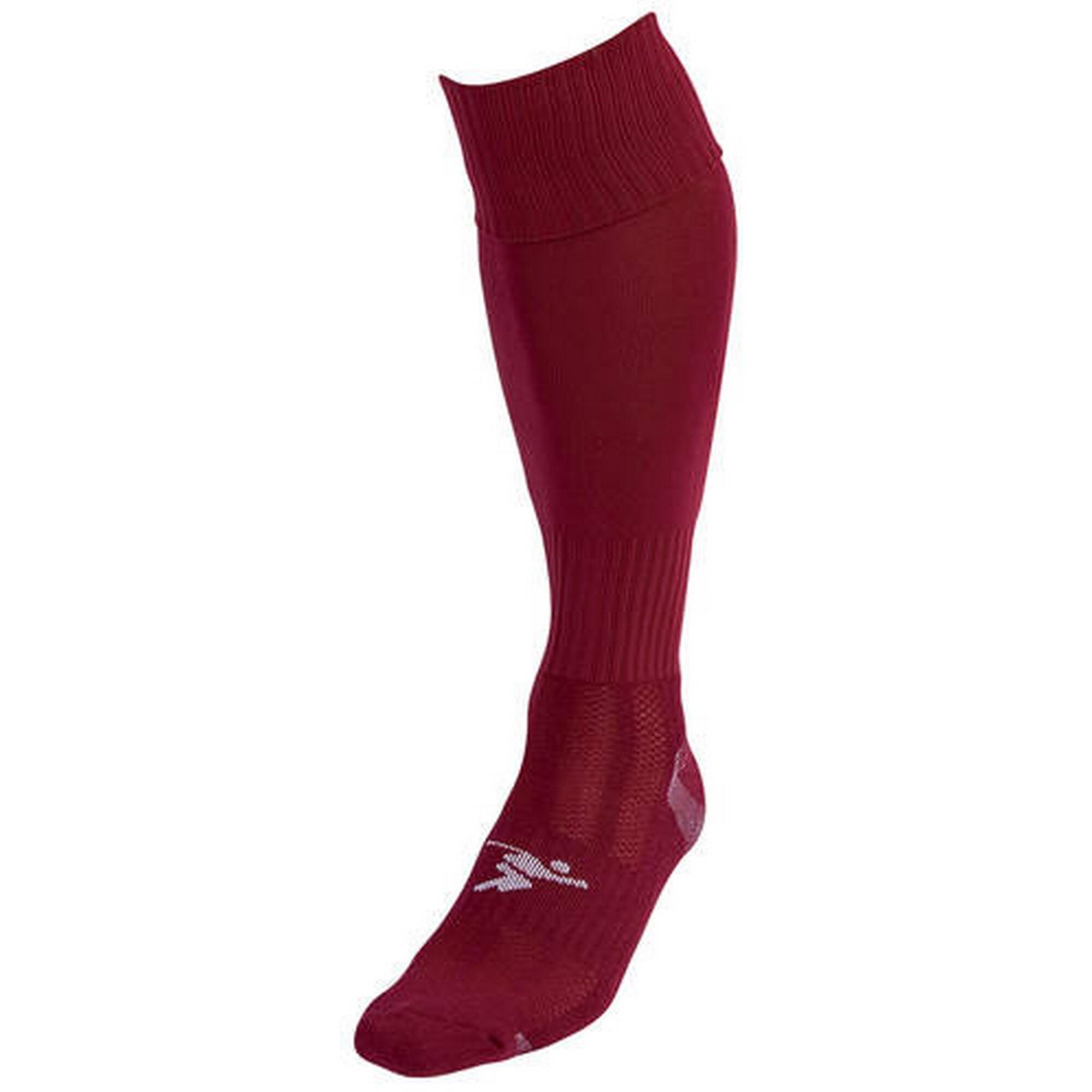 PRECISION Unisex Adult Pro Plain Football Socks (Maroon)