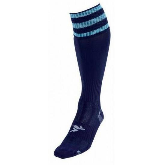 Chaussettes De Foot PRO Enfant (Bleu Marine / Bleu Ciel)