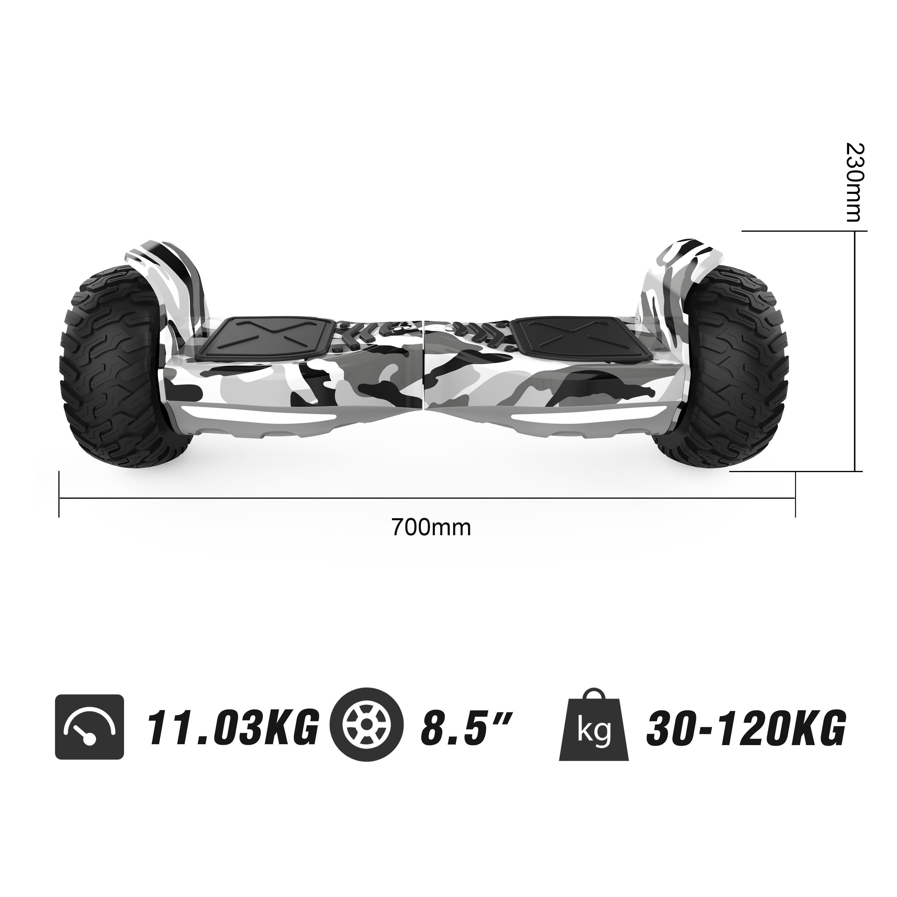 Hoverboards mit Go-Kart 8,5 Zoll, Bluetooth RCB-HY-A16 6/7