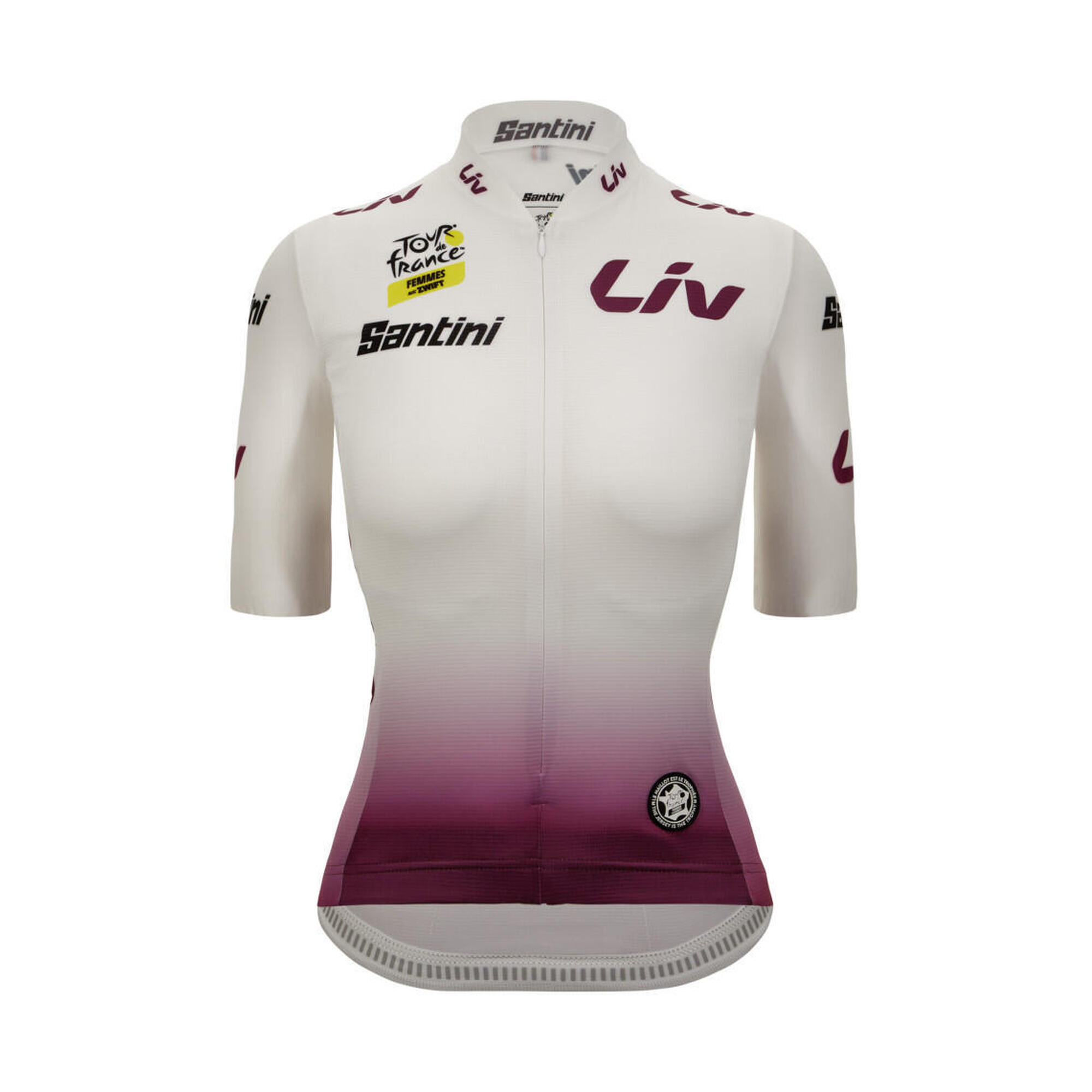 Santini - Meilleur Jeune - Maillot Femme - Blanc - Velò - T-shirt Manches Courtes - Blanc - Xl. - Decathlon