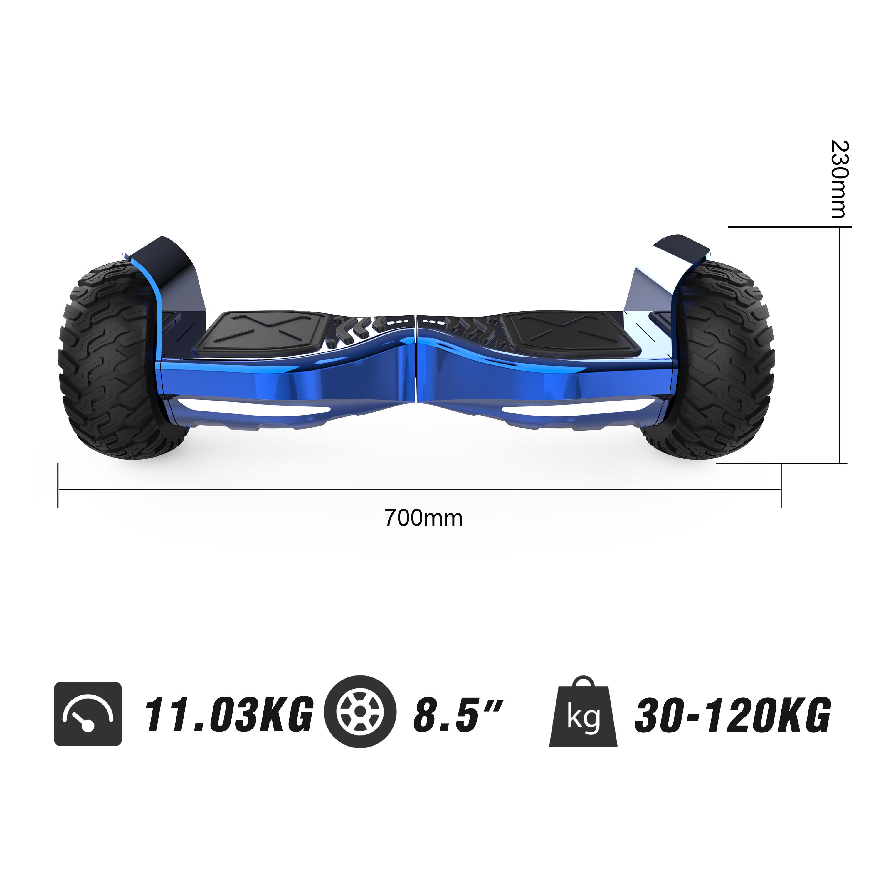 Hoverboards com Go-Kart de 8.5 Polegadas, Bluetooth RCB-HY-A16 6/7