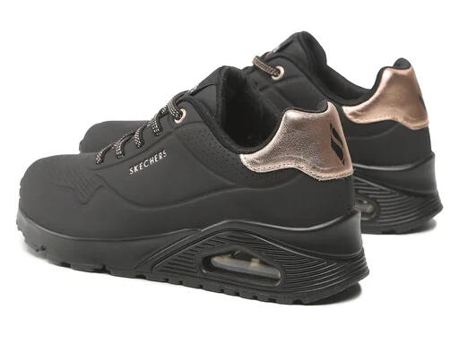 Buty damskie Skechers UNO - SHIMMER 155196-BBK 3/5