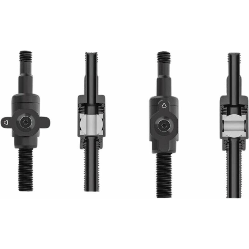 Muc-Off Tubeless Valve Big Bore Lite Medium Black Presta Valve 35mm