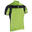 CoolDry Fahrradtrikot Sportoberteil mit 14Reißverschluss Herren Schwarz/Neon