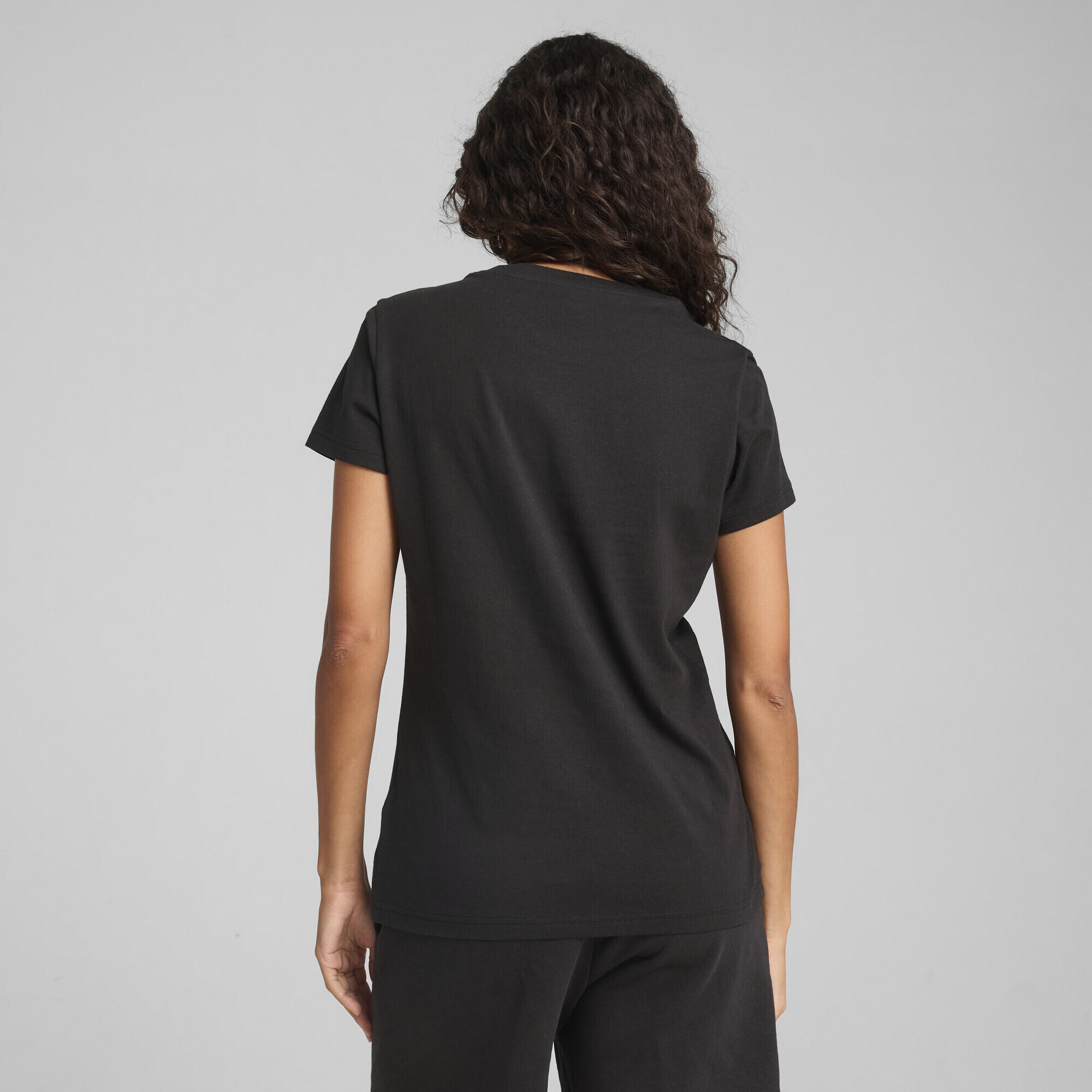 T-shirt ESS SCRIPT Femme PUMA Black 3/7