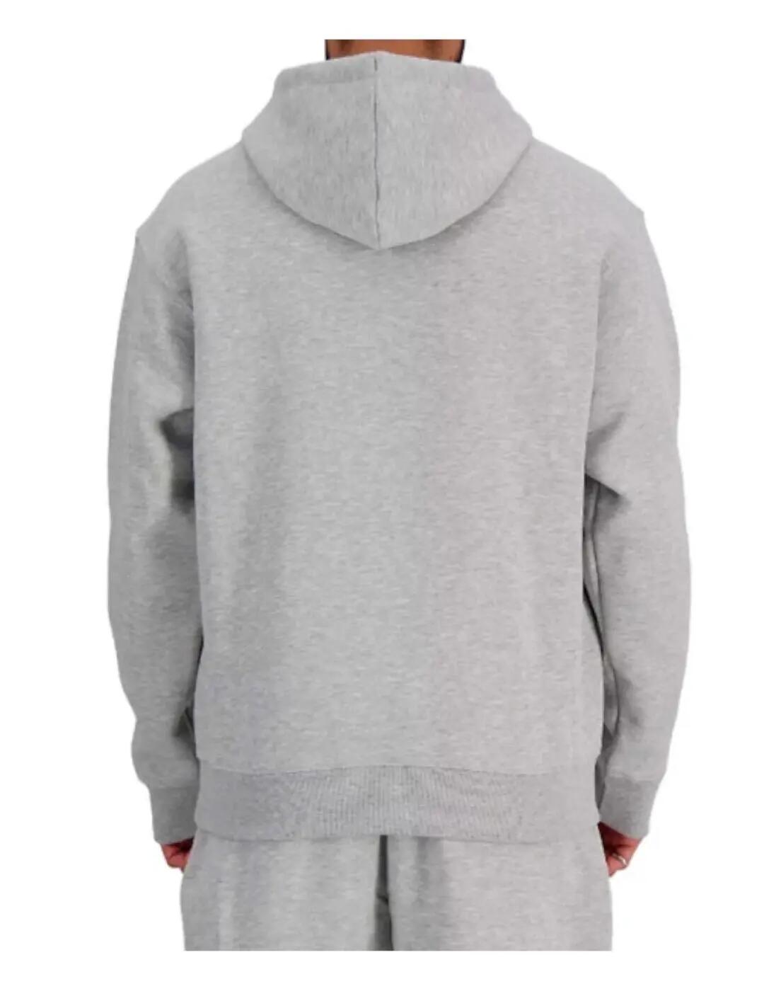 Sweat À Capuche Manches Longues Homme (Gris) 2/3