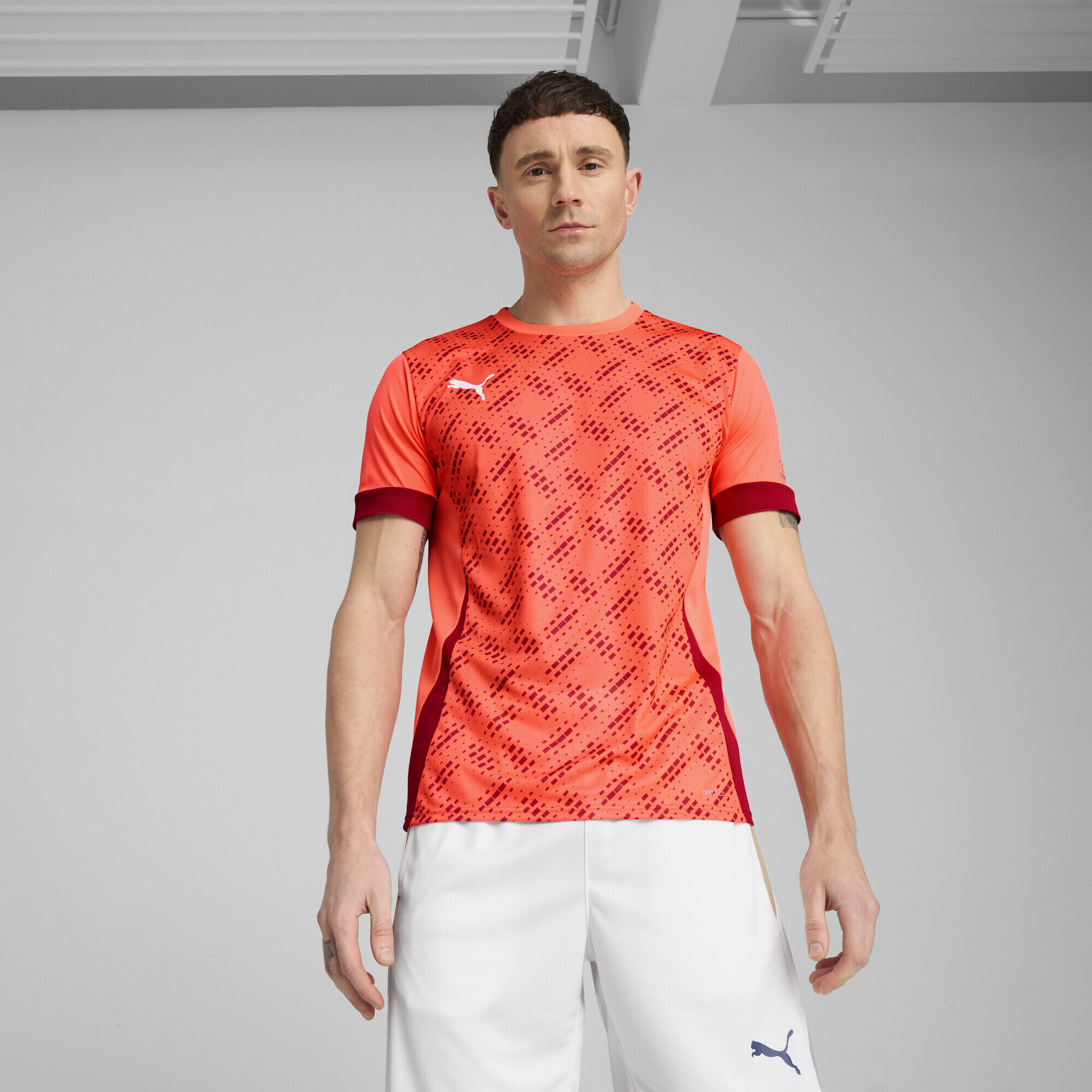 Maillot de padel à motif INDIVIDUAL Homme PUMA Glowing Red 2/7