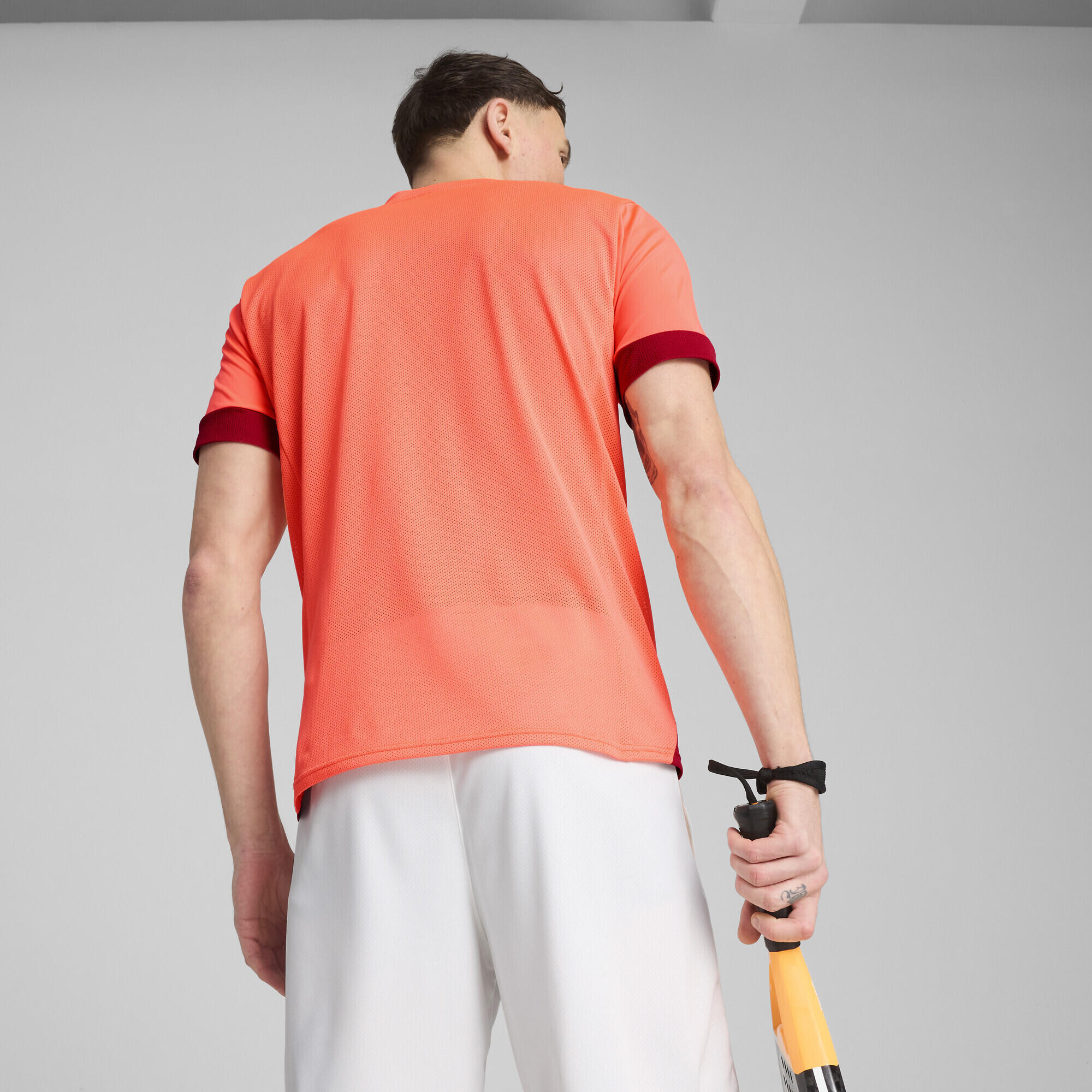 Maillot de padel à motif INDIVIDUAL Homme PUMA Glowing Red 3/7