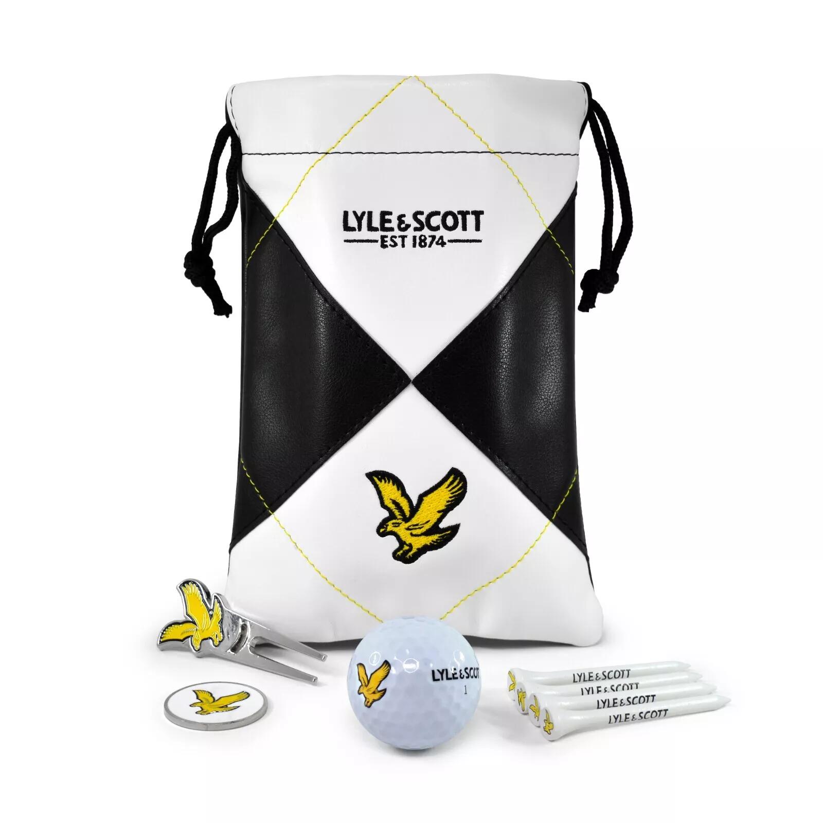 Argyle Links Pouch Golf regalo set 2/6