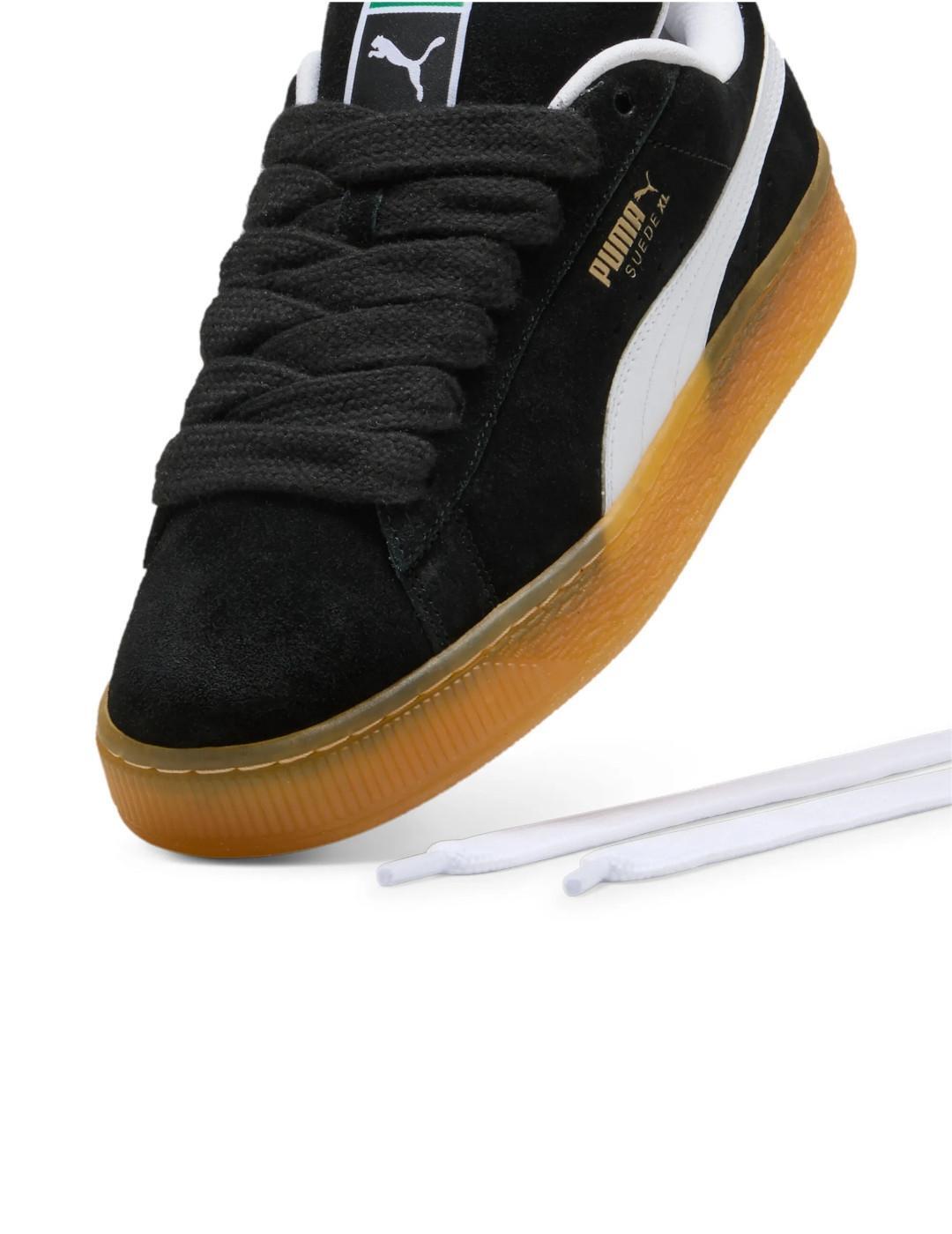 Zapatillas Puma Suede xl dark risk Negro 5/5