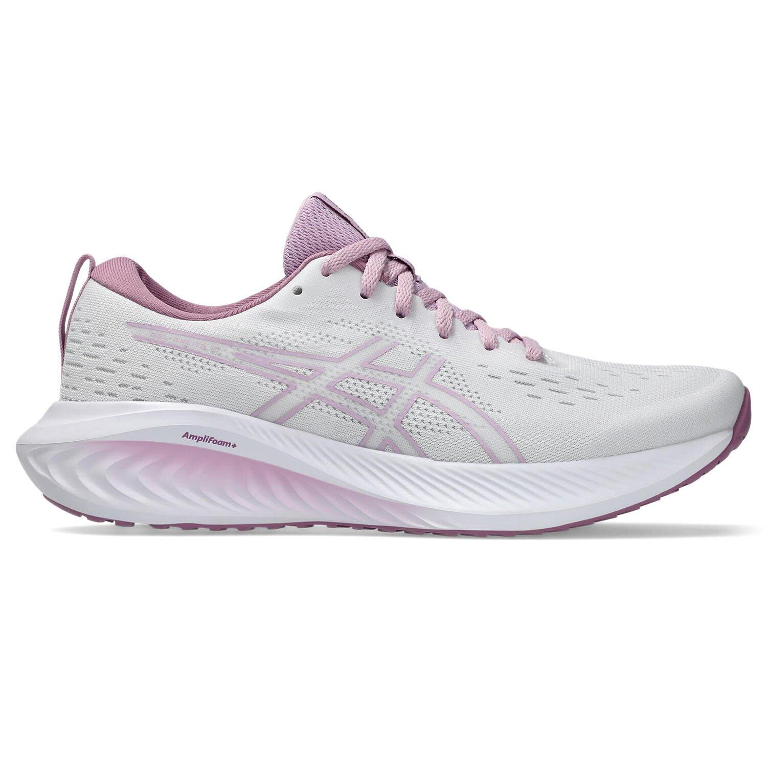 Asics - Chaussures De Running Femme - Asics  Gel Excite 10 W - White/light Ube - Chaussures De Sport - Beige|multicolore|rose - 40,5 - Decathlon