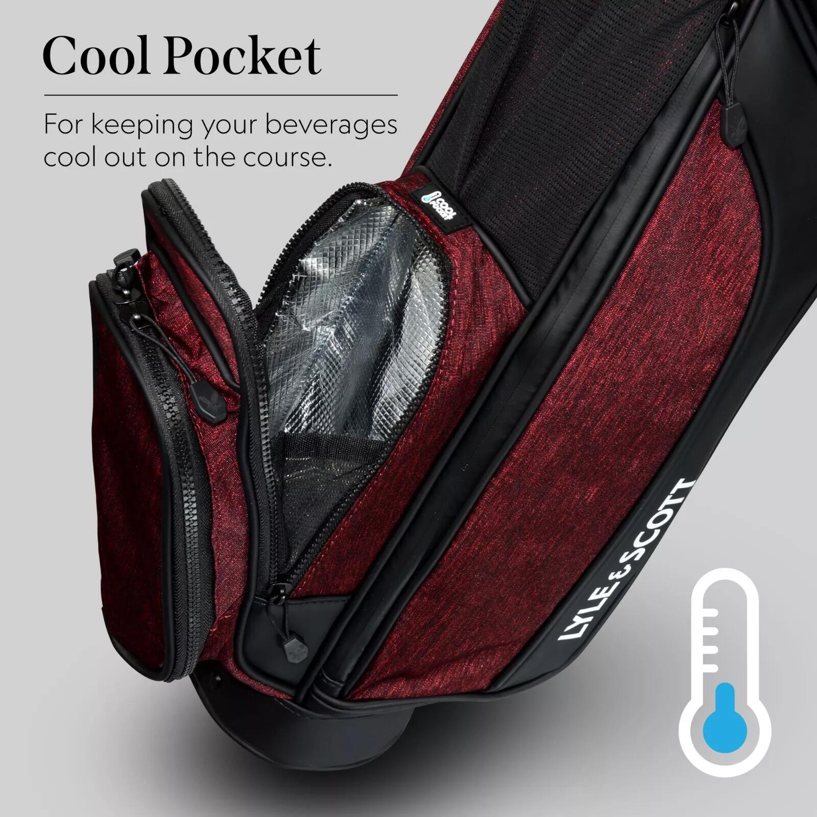 Gleneagle Golf Bag - Fion rojo 5/7