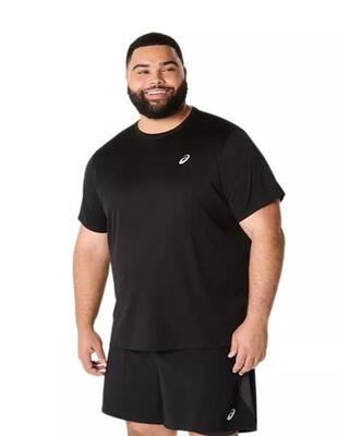 T-shirt mannelijk asics core ss zwart