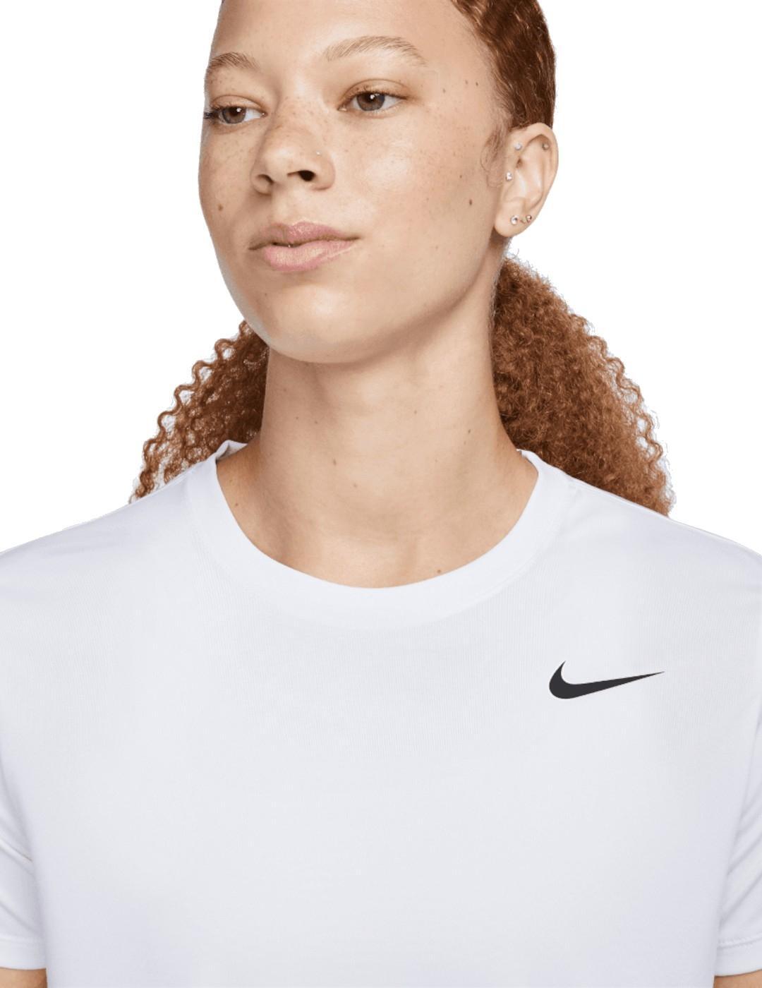 T-shirt pour femme Nike Nk df Blanc 3/4