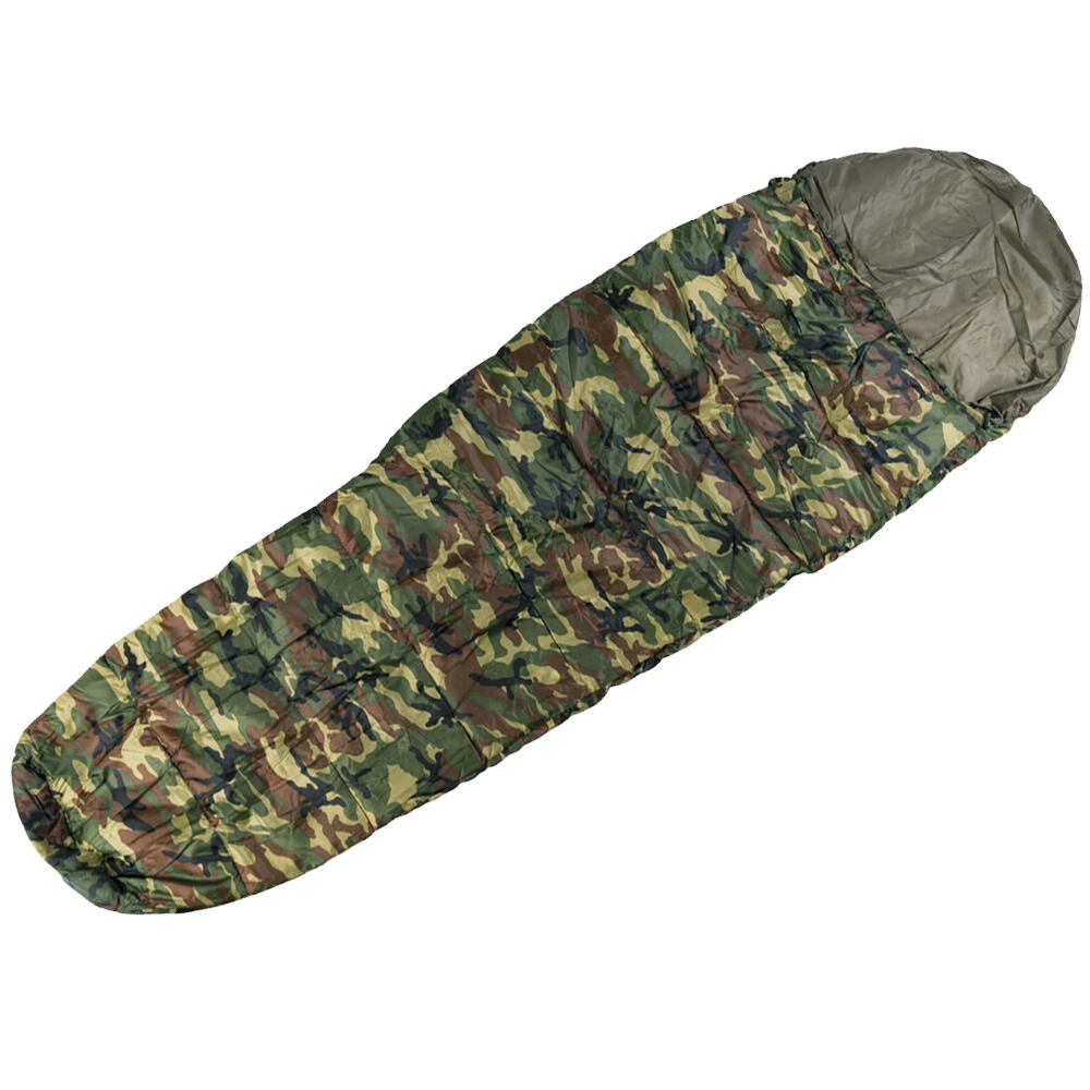 Fox Outdoor Sac de Couchage Capuche 450g Camping Travail Armée Flecktarn Camo