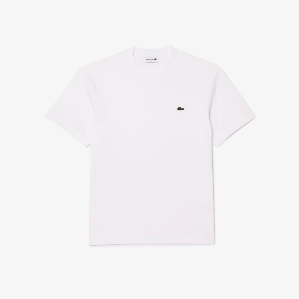 T-shirt Lacoste Modèle Th7318 Tee-shirt Couleur Blanc 2/5