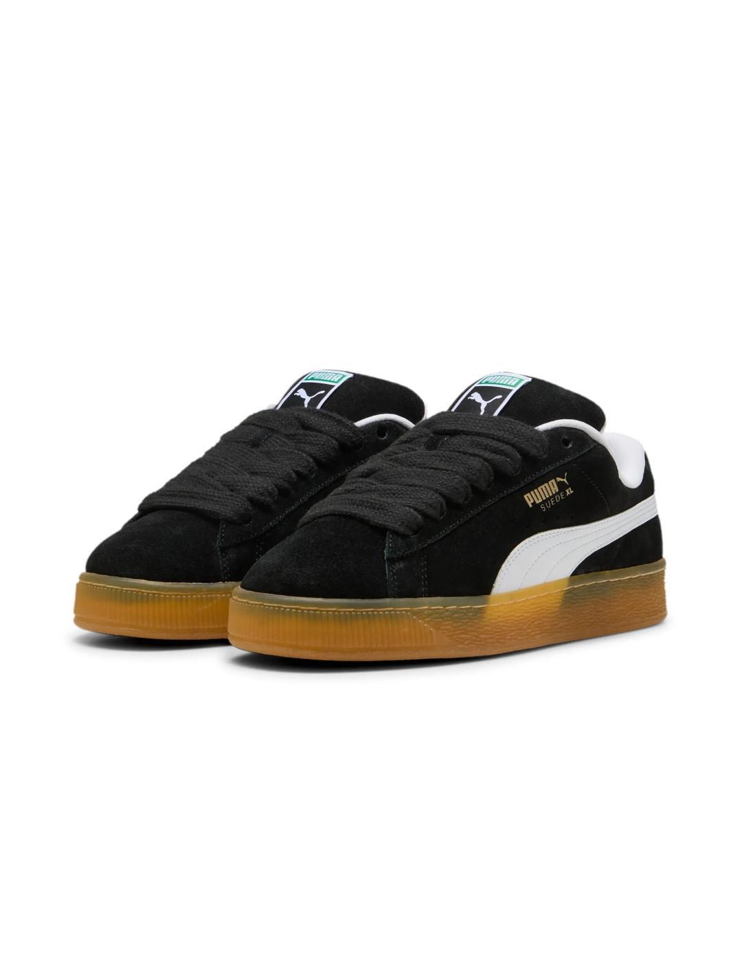 Zapatillas Puma Suede xl dark risk Negro 3/5