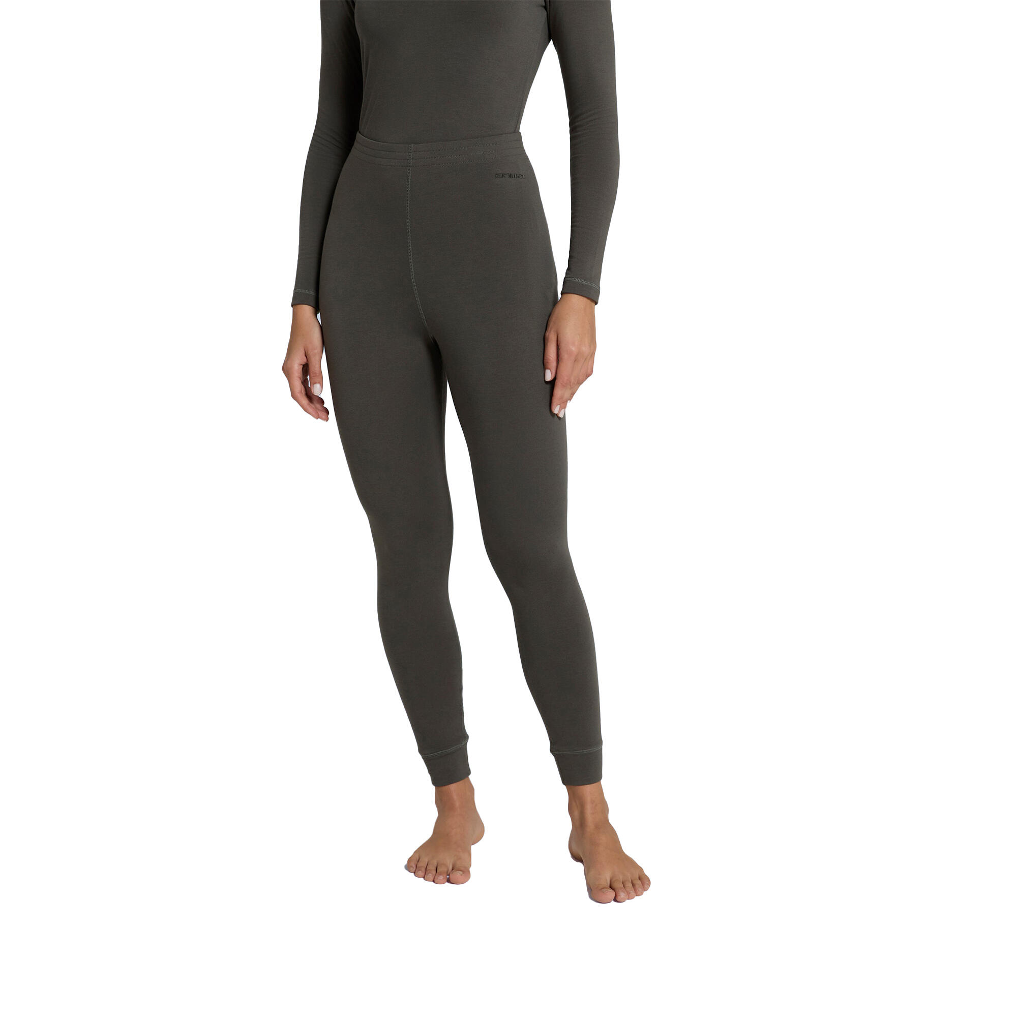 ANIMAL Womens/Ladies Blaze Base Layer Bottoms (Dark Khaki)