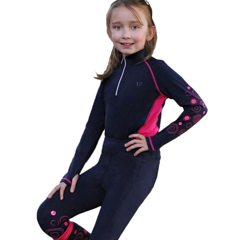 navy blue / magenta pink