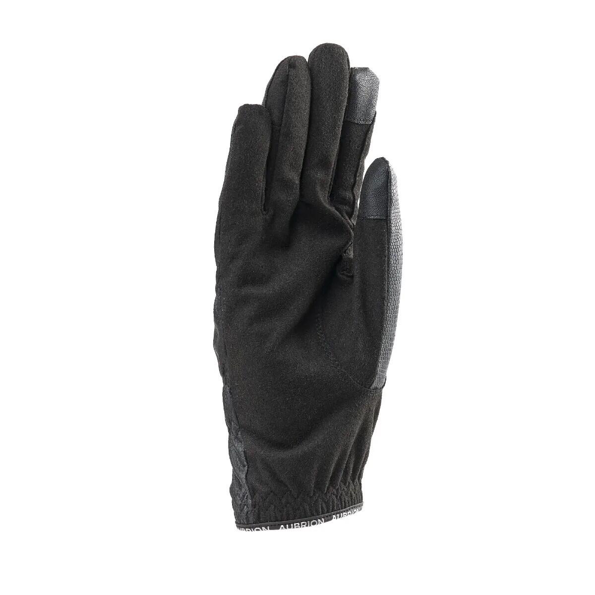Gants D´équitation STADIUM Adulte (Noir) 2/2