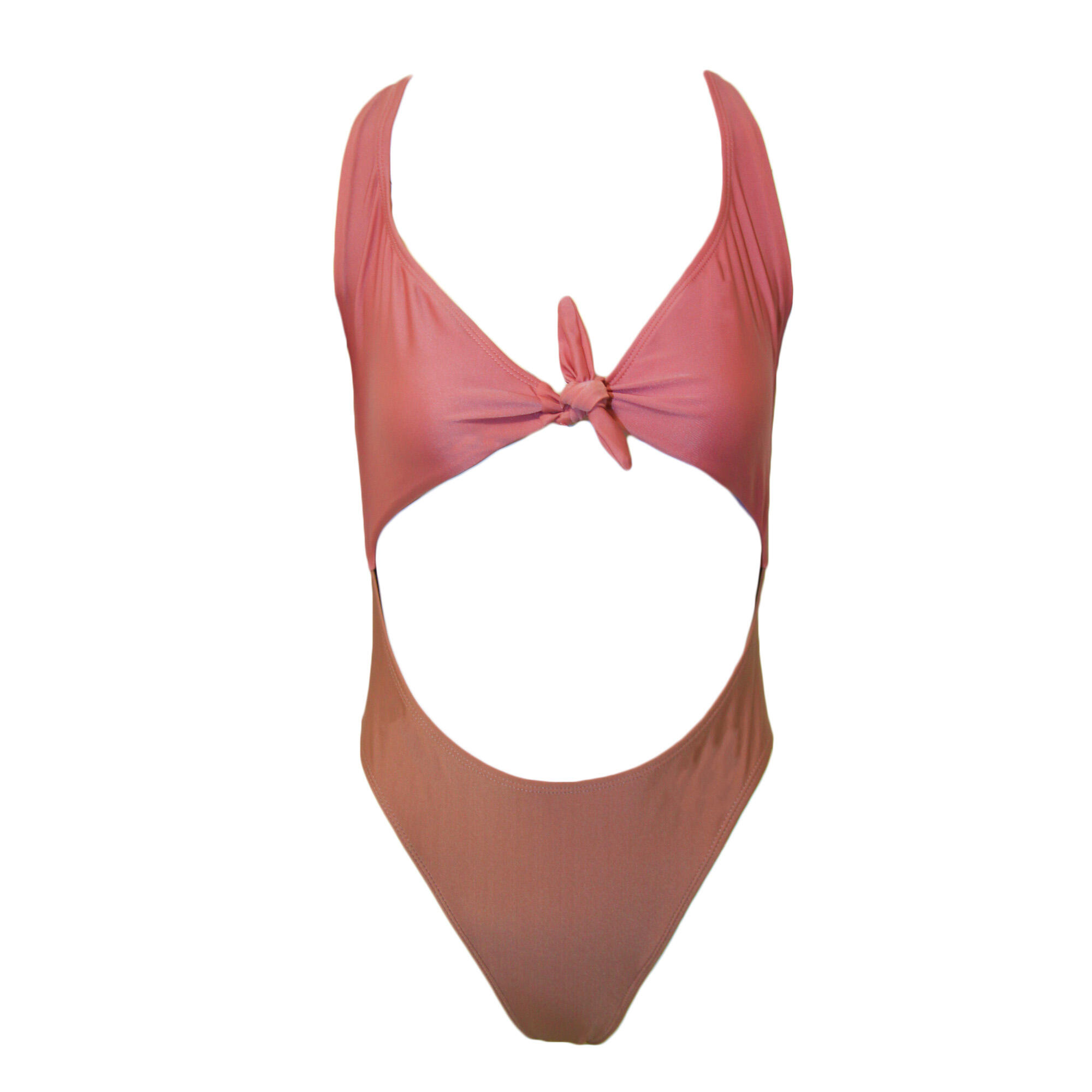 BRAVE SOUL Womens/Ladies Two Tone Swim Suit (Tan)