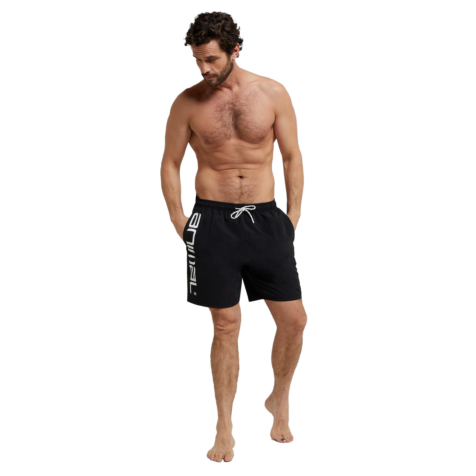 Pantaloncini Da Bagno Uomo Animal Deep Dive Nero 3/4