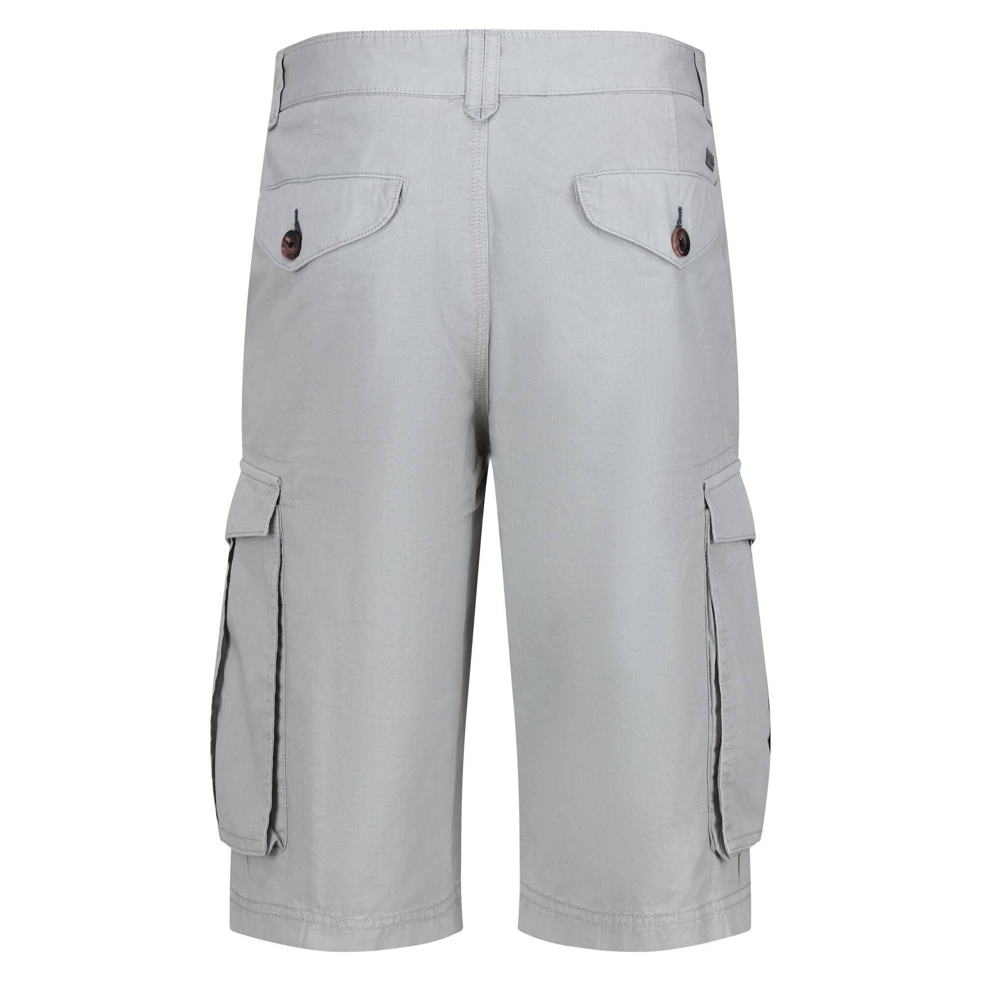 CargoShorts Shorebay im VintageLook Herren Silbergrau 2/4