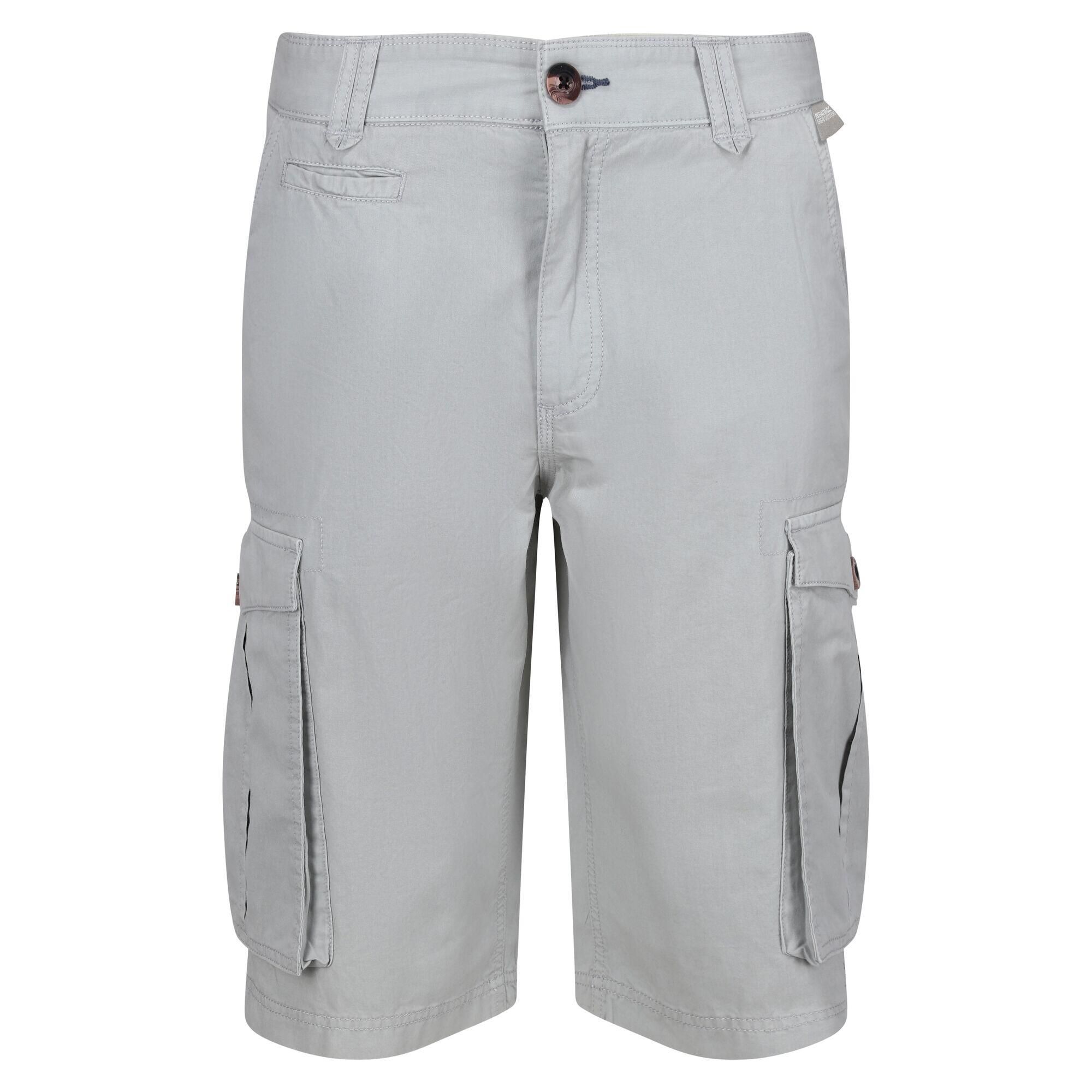 REGATTA Pantaloncini Cargo Vintage Uomo Regatta Shorebay Grigio Argento