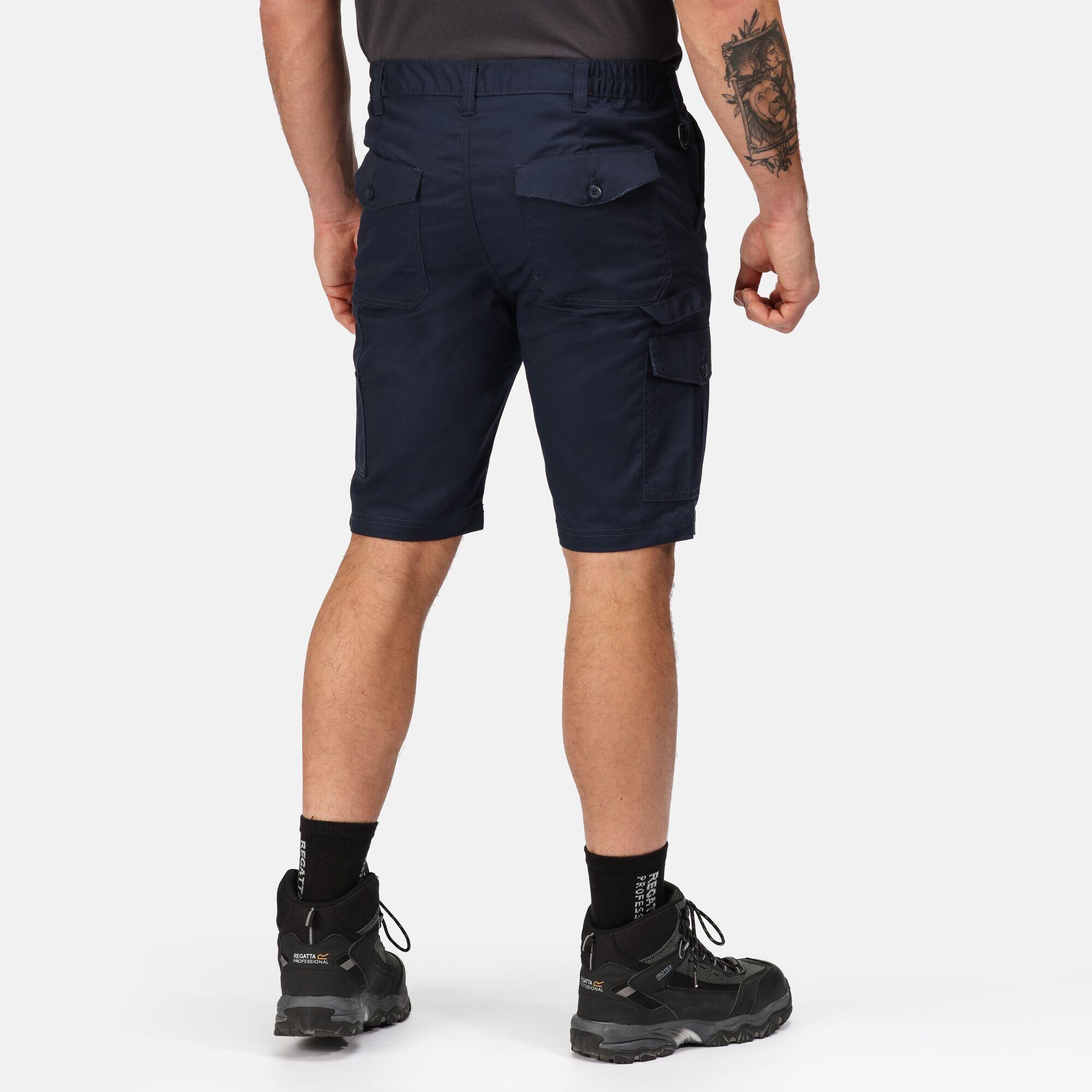 Mens Cargo Shorts (Navy) 3/5
