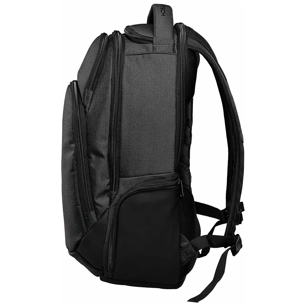 Rucksack "Madison" Damen und Herren Schwarz 3/4