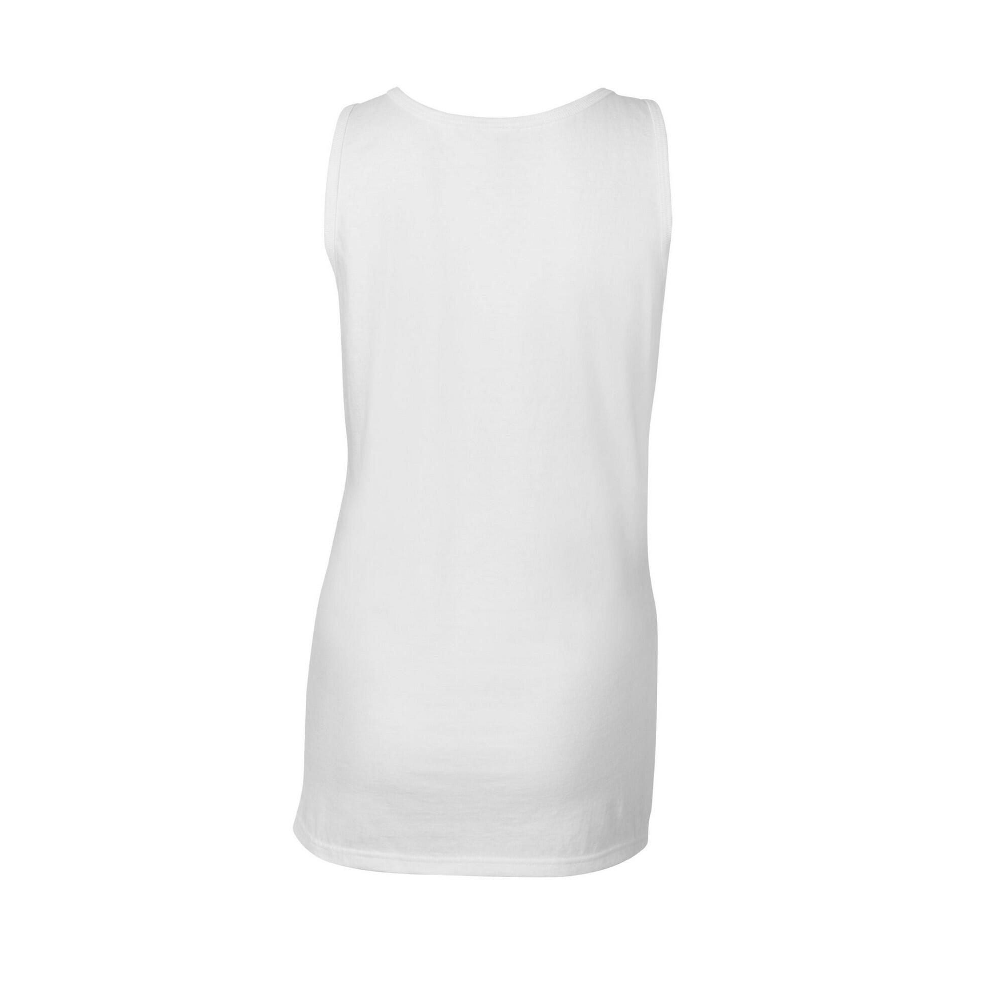 Canotta Donna Gildan Softstyle Bianco 2/3