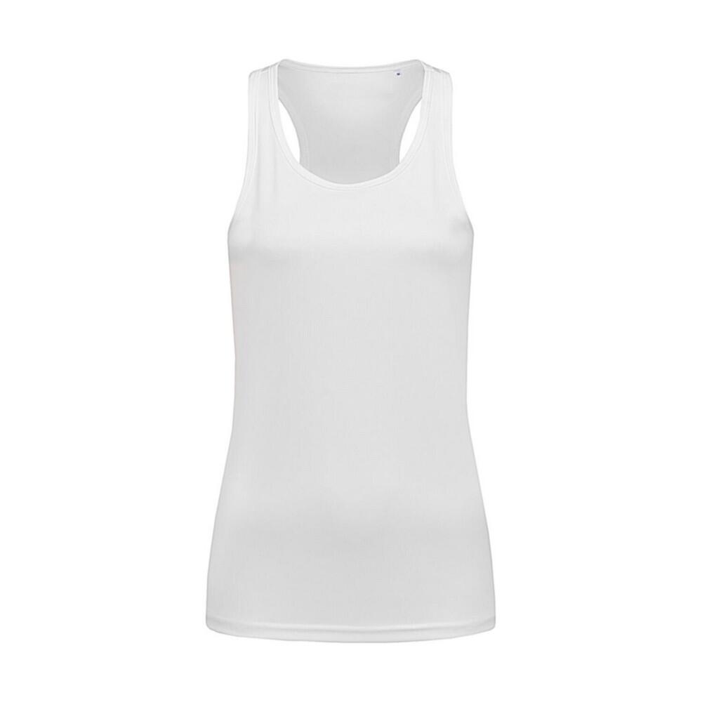 STEDMAN Camiseta Sin Mangas Deportivo para Mujer Blanco