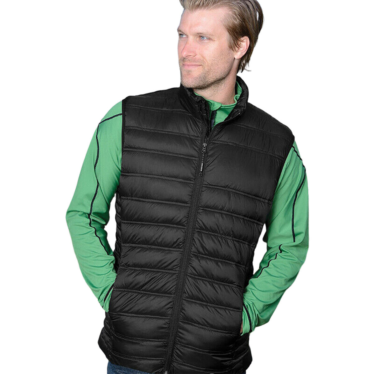 Doudoune Sans Manches BASECAMP Homme (Noir) 4/4