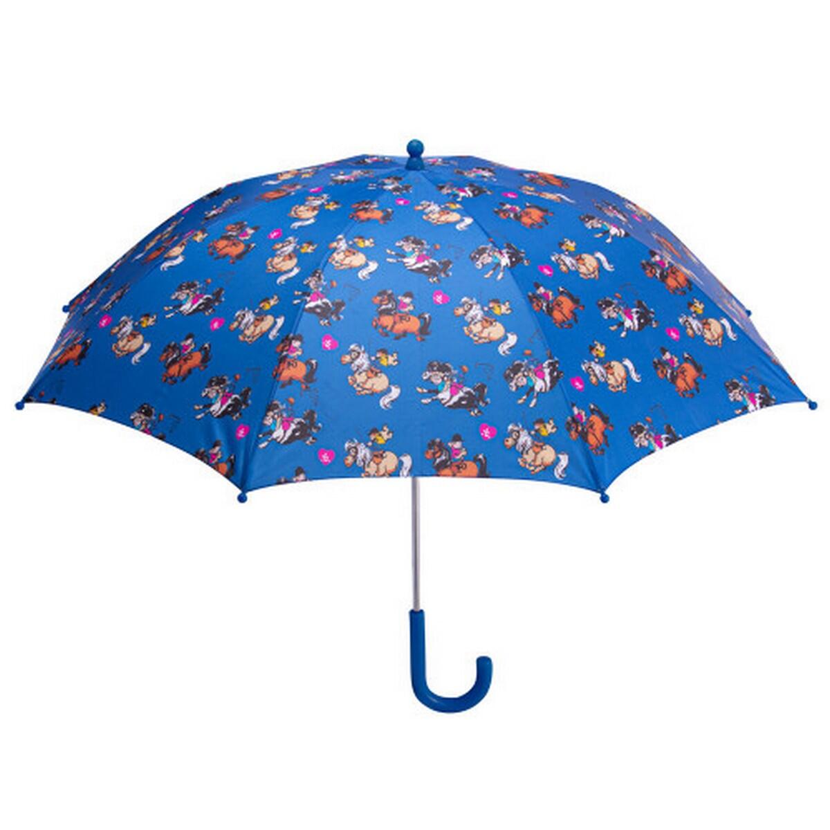 Childrens/Kids Thelwell Collection Race Stick Umbrella (Cobalt Blue) 1/2