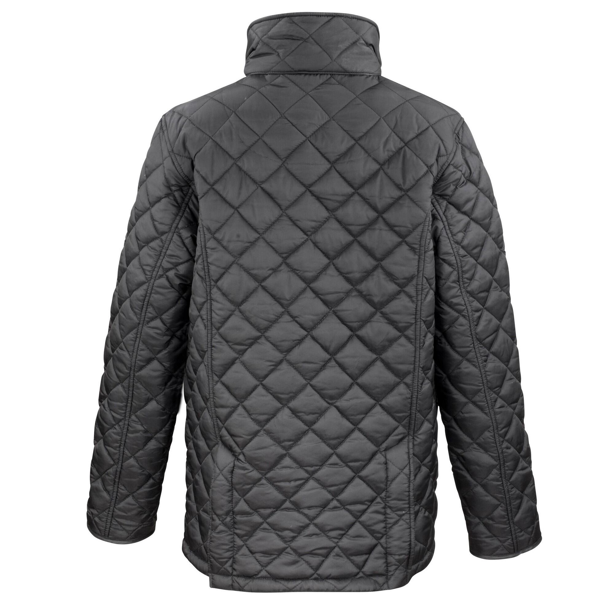 Mens Urban Cheltenham Gold Jacket (Black) 2/3