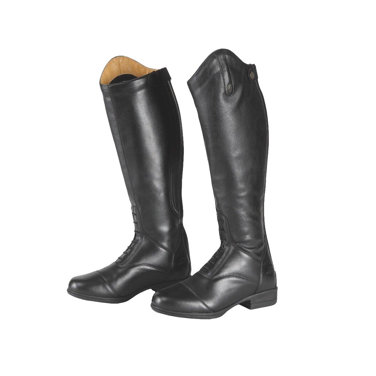 MORETTA Childrens/Kids Luisa Long Riding Boots (Black)