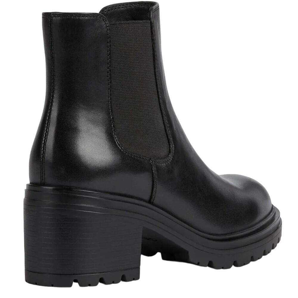 Womens/Ladies Damiana Patent Leather Ankle Boots (Black) 2/4