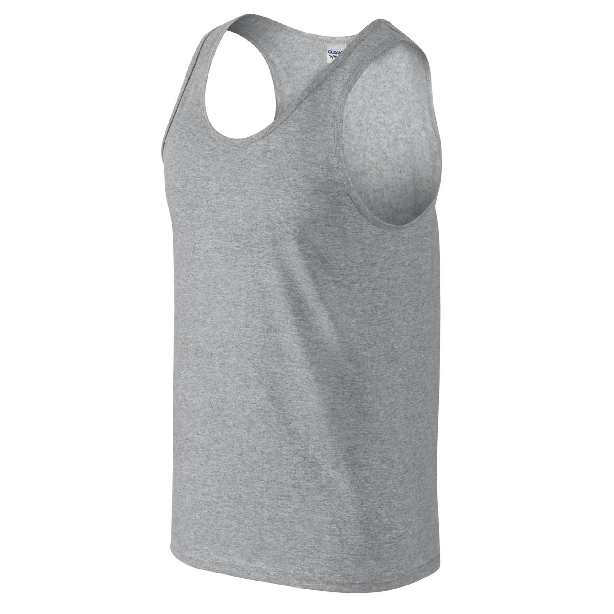 Mens Softstyle Tank Top (Sports Grey) 3/3