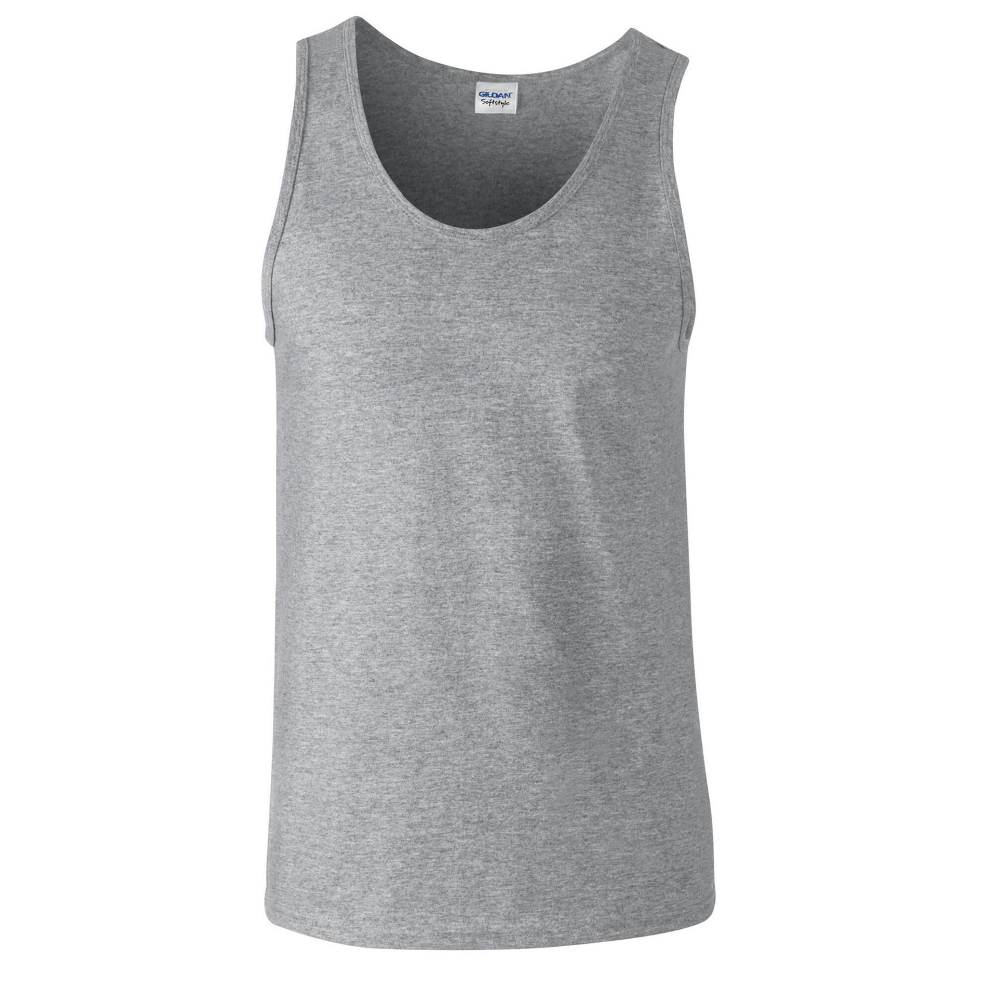 Mens Softstyle Tank Top (Sports Grey) 1/3
