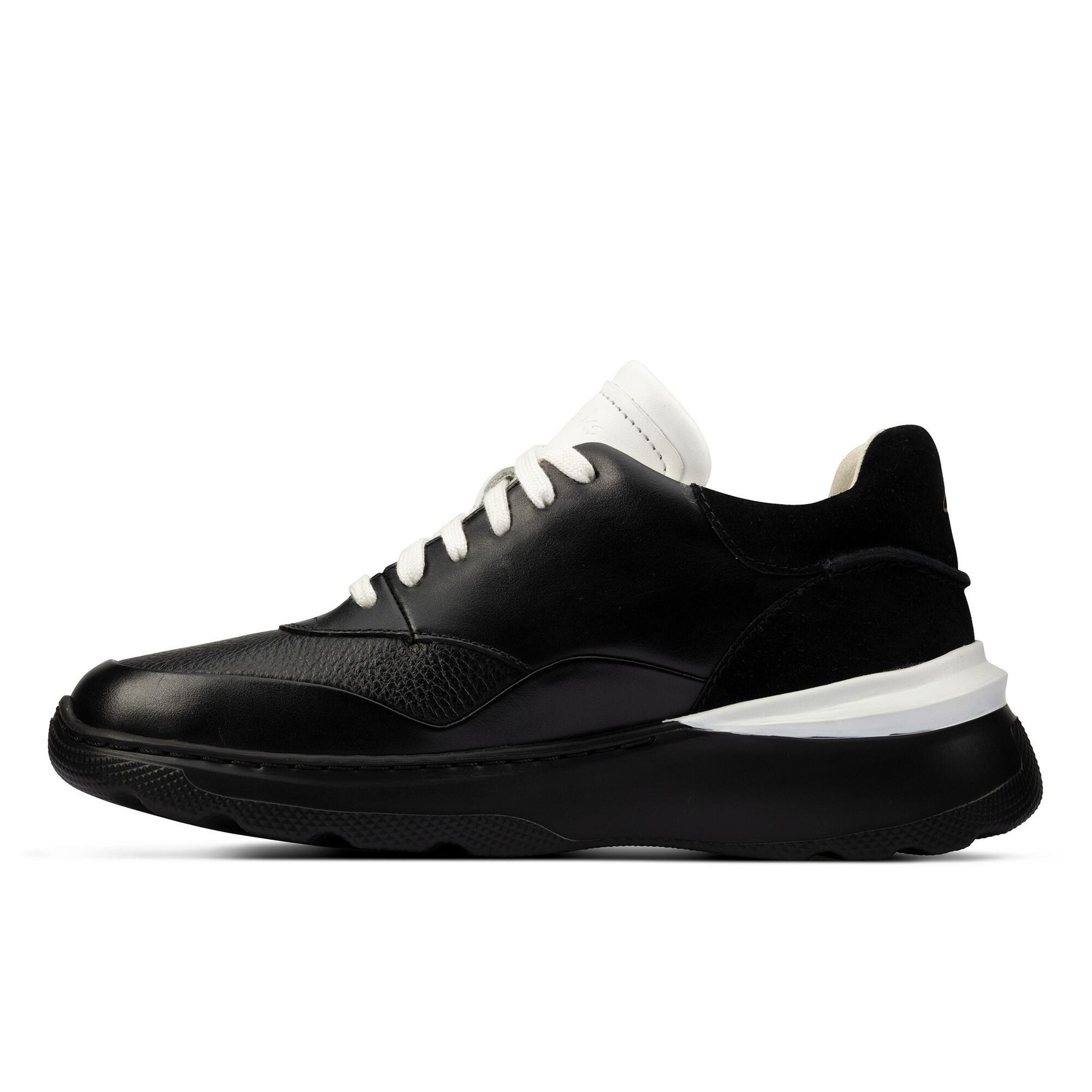 Sneaker Sprint Lite Lace, Leder Damen Schwarz 3/4